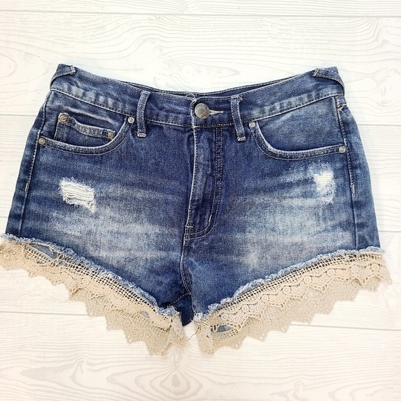 Free People Pants - Free People Crocheted Boho Shorts